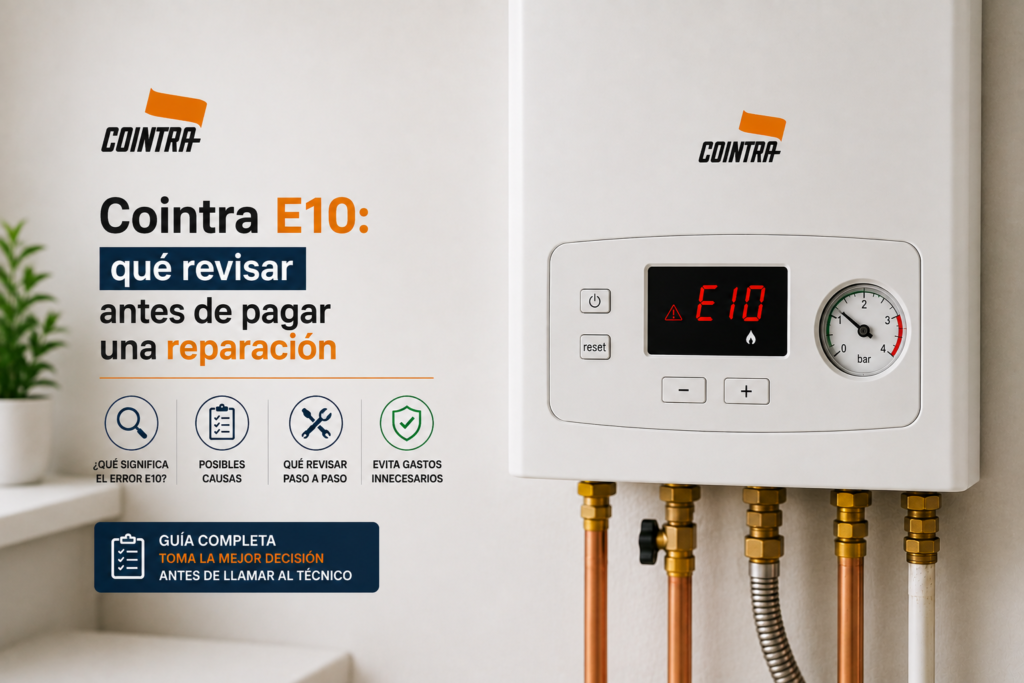 Cointra E10: qué revisar antes de pagar una reparación