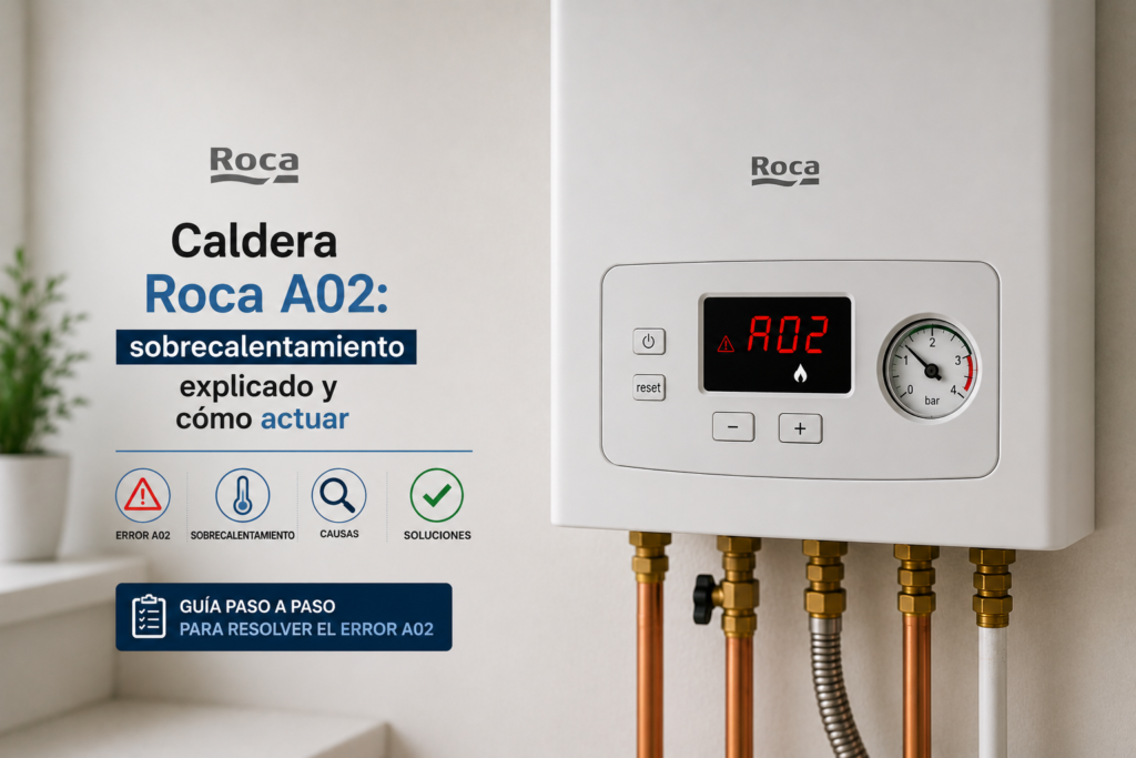 Caldera Roca ER02: sobrecalentamiento explicado y cómo actuar
