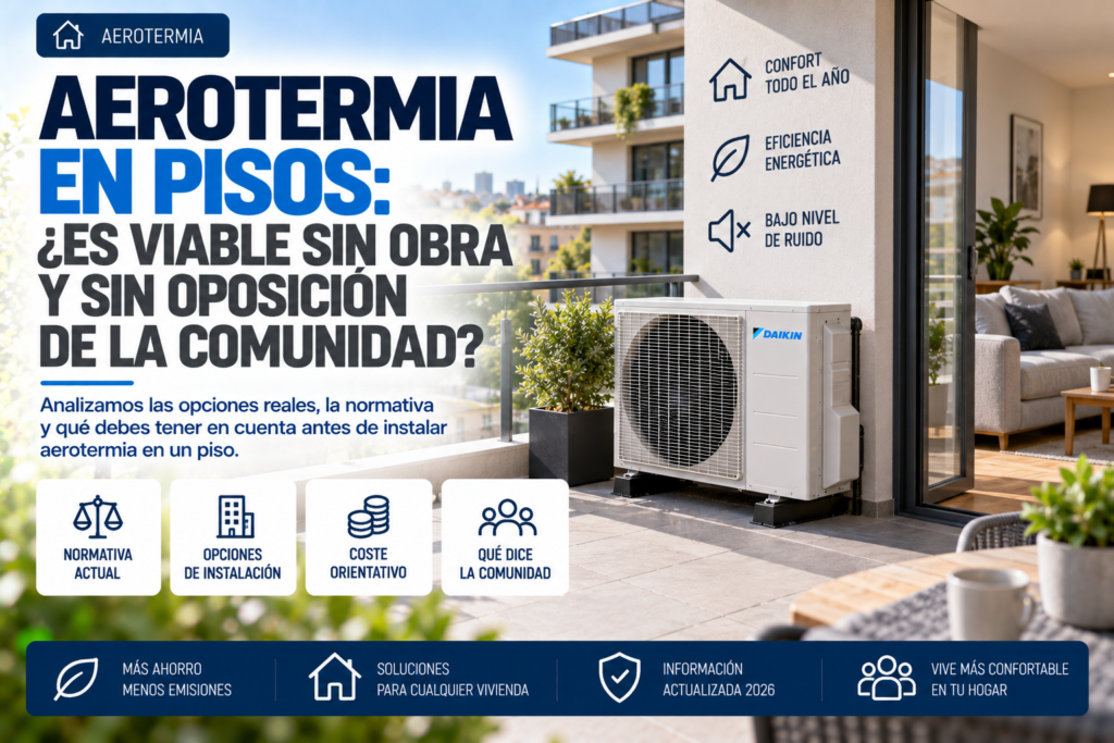 Qué es la aerotermia y cómo funciona, explicado sin tecnicismos