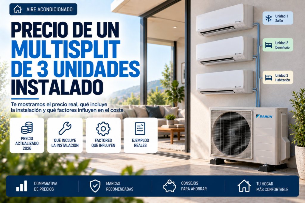 Cuánto cuesta instalar aerotermia en una casa de 150 m² en 2026